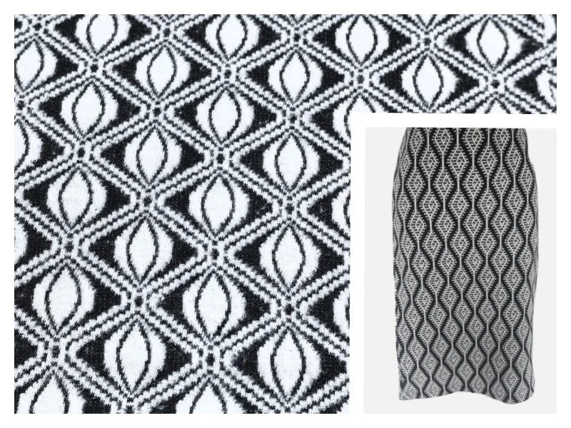 Double-layer Diamond Jacquard Fabric 4 Double-layer Diamond Jacquard Fabric 4